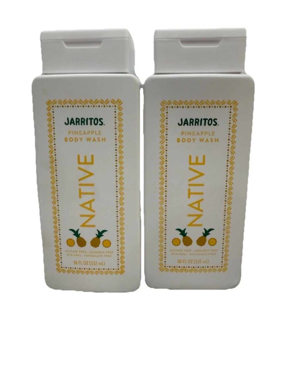 Native x Pineapple Body Wash - White & Yellow 2